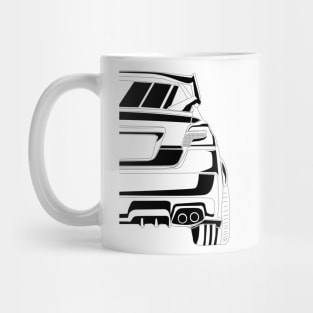 WRX sti illustration vector art Mug